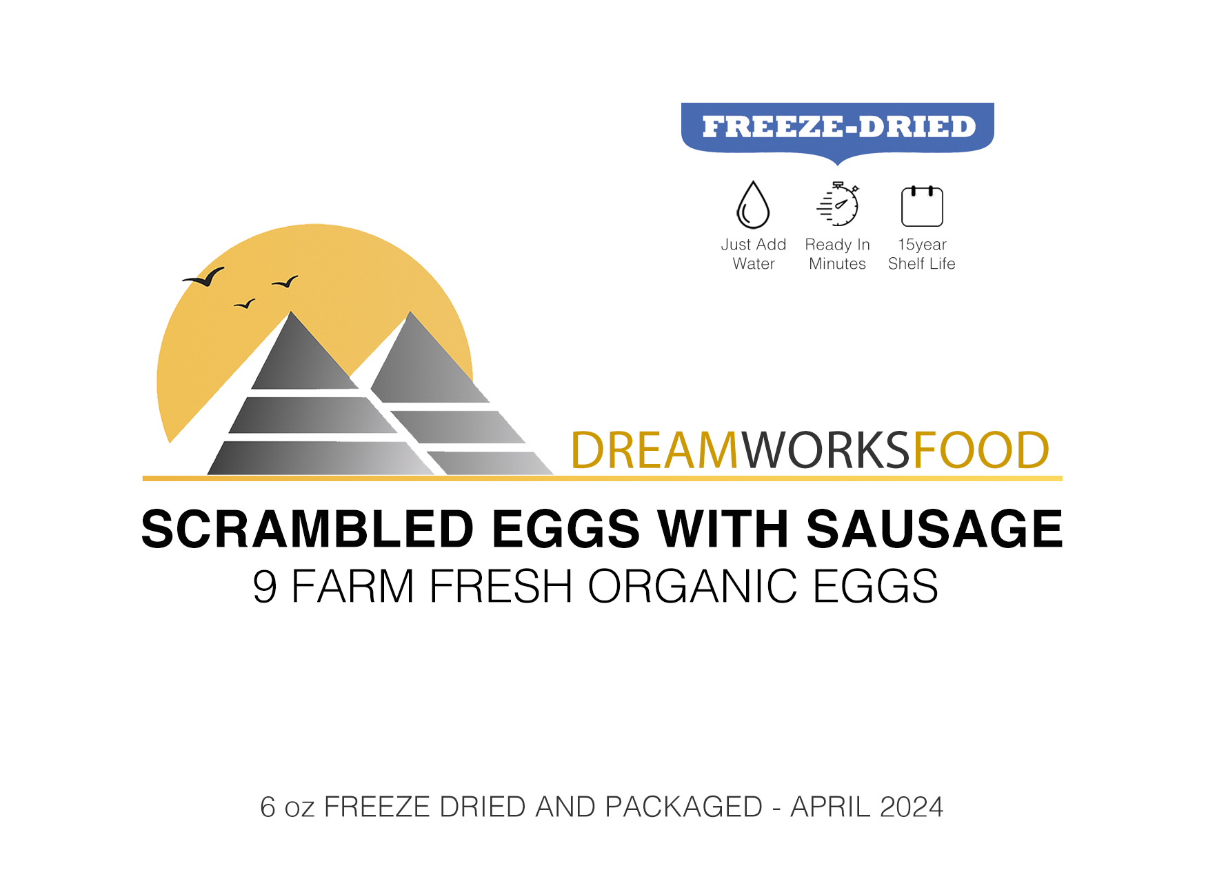 #2.5 Can Farm Fresh Scrambled Eggs With Sausage Crumbles